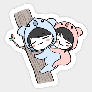 Koala Hug Sticker